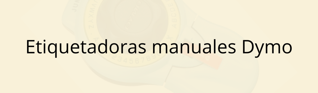 Etiquetadoras manuales Dymo