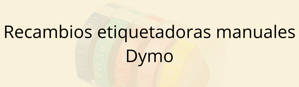 Recambios etiquetadoras manuales Dymo