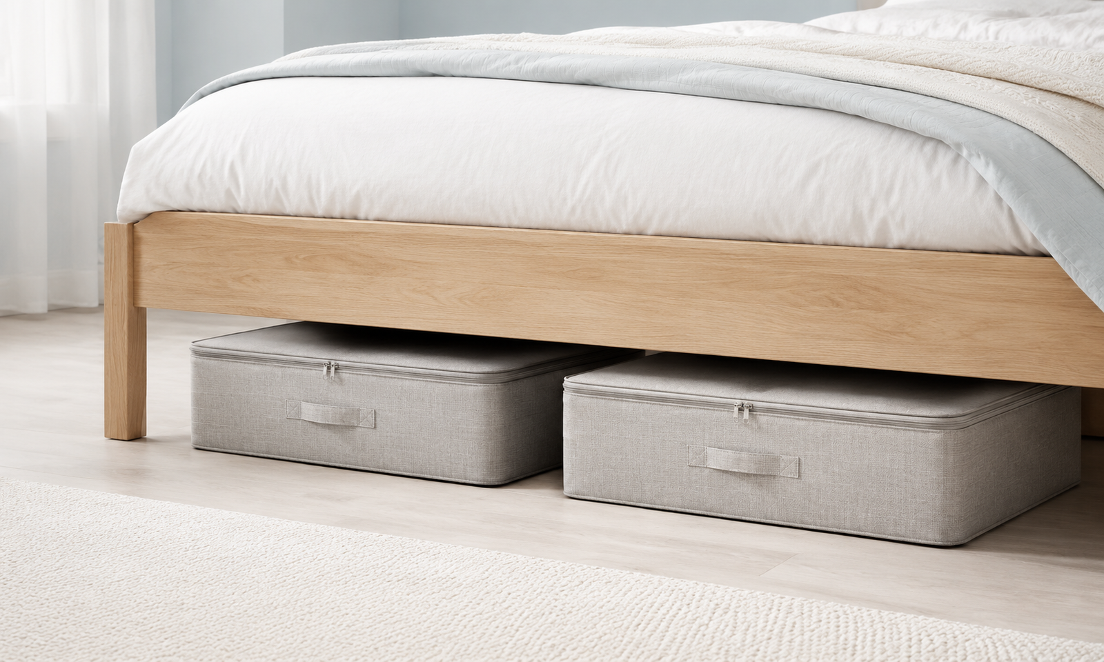 Caja de almacenaje bajo cama