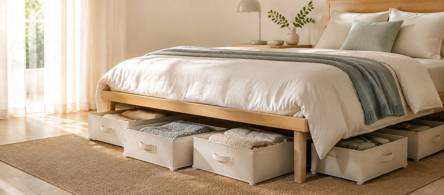 Soluciones de almacenaje bajo la cama