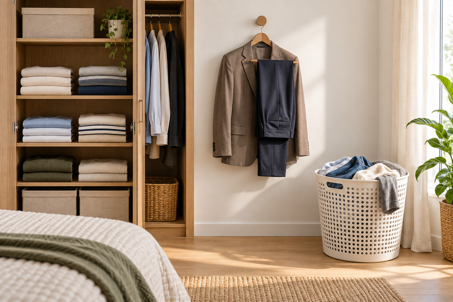 ¿Dónde guardamos la ropa que está usada pero no sucia?